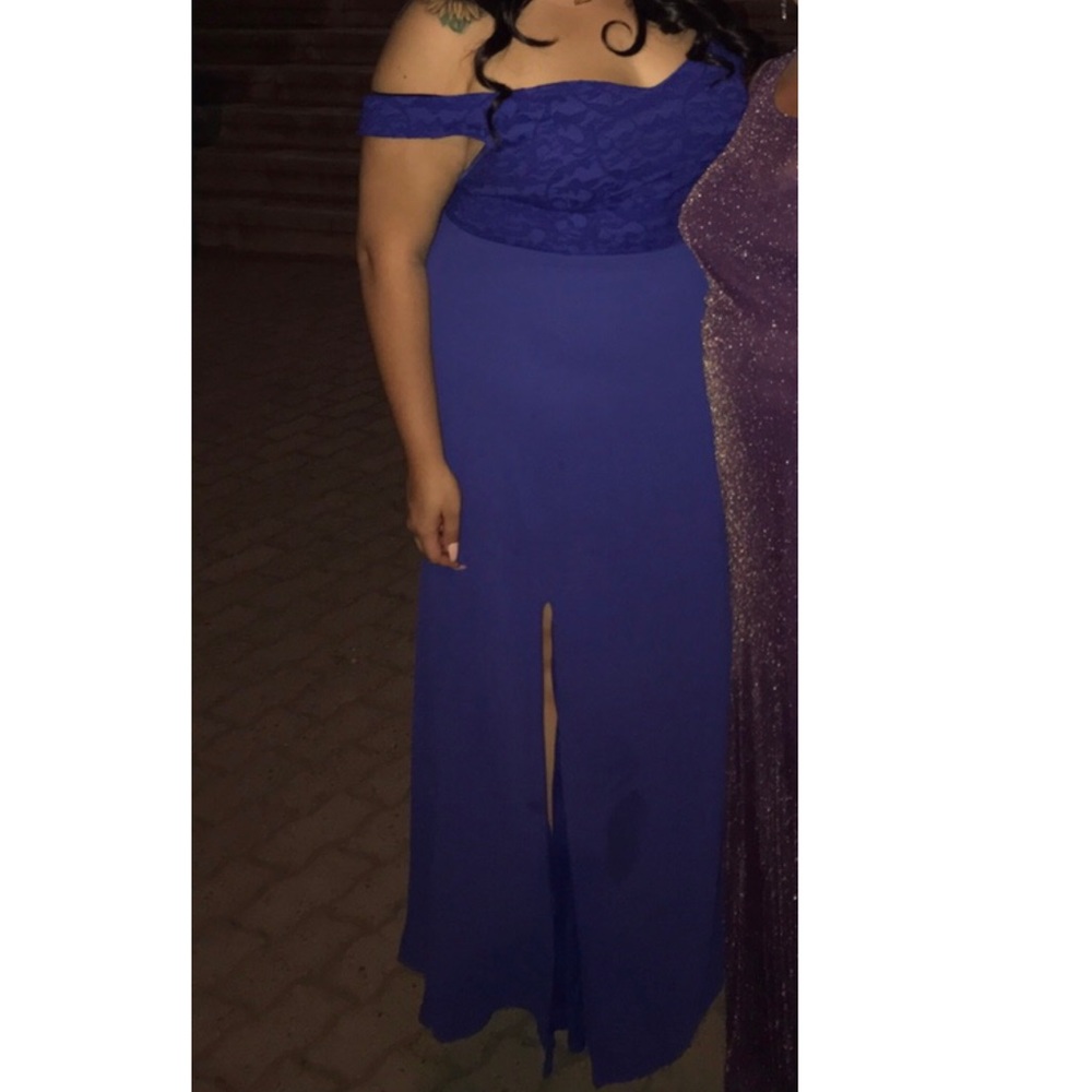 Royal blue dress